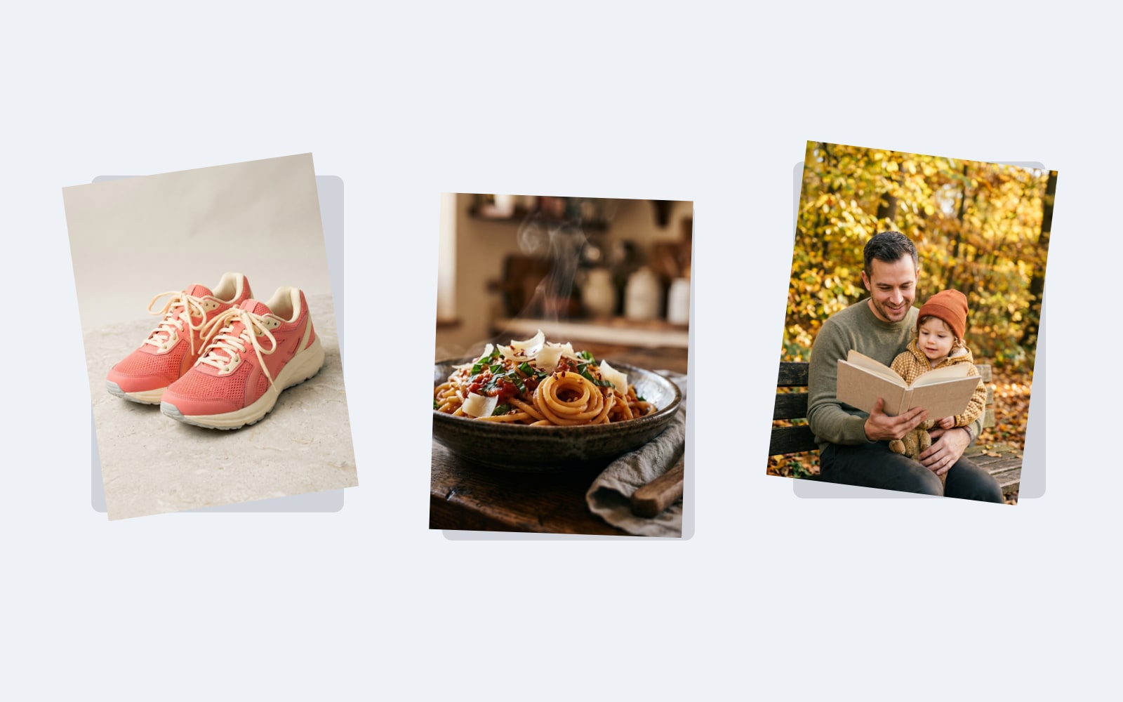 Three portfolio photographs combined into one A4 PDF, in the order you dropped them.