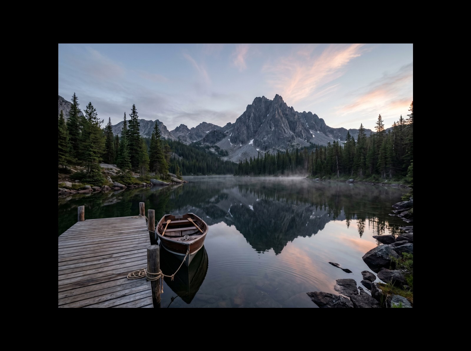 A 4:3 camera capture padded to 16:9 LinkedIn-card ratio with black bars, no cropping.